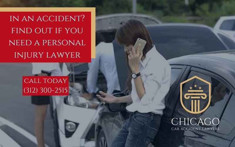 woman on phone after accident brolingbrook car accident lawyer
